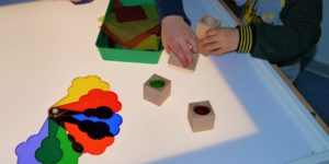 Experimente auf dem Leuchtrahmen